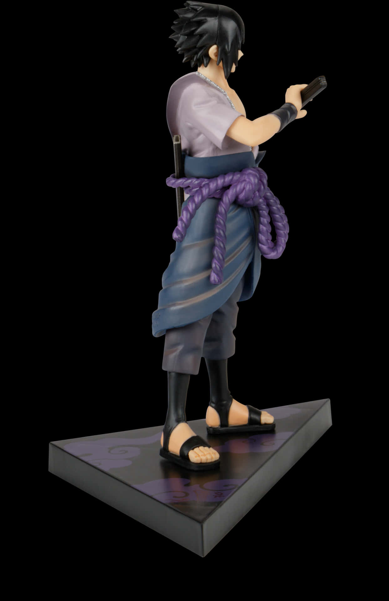 Sasuke Figure Profile View PNG