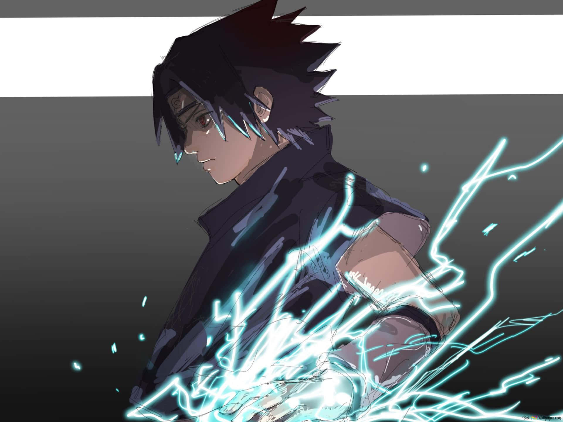 Sasuke Manga -- Feel the Power and Strength of the Sharingan Wallpaper