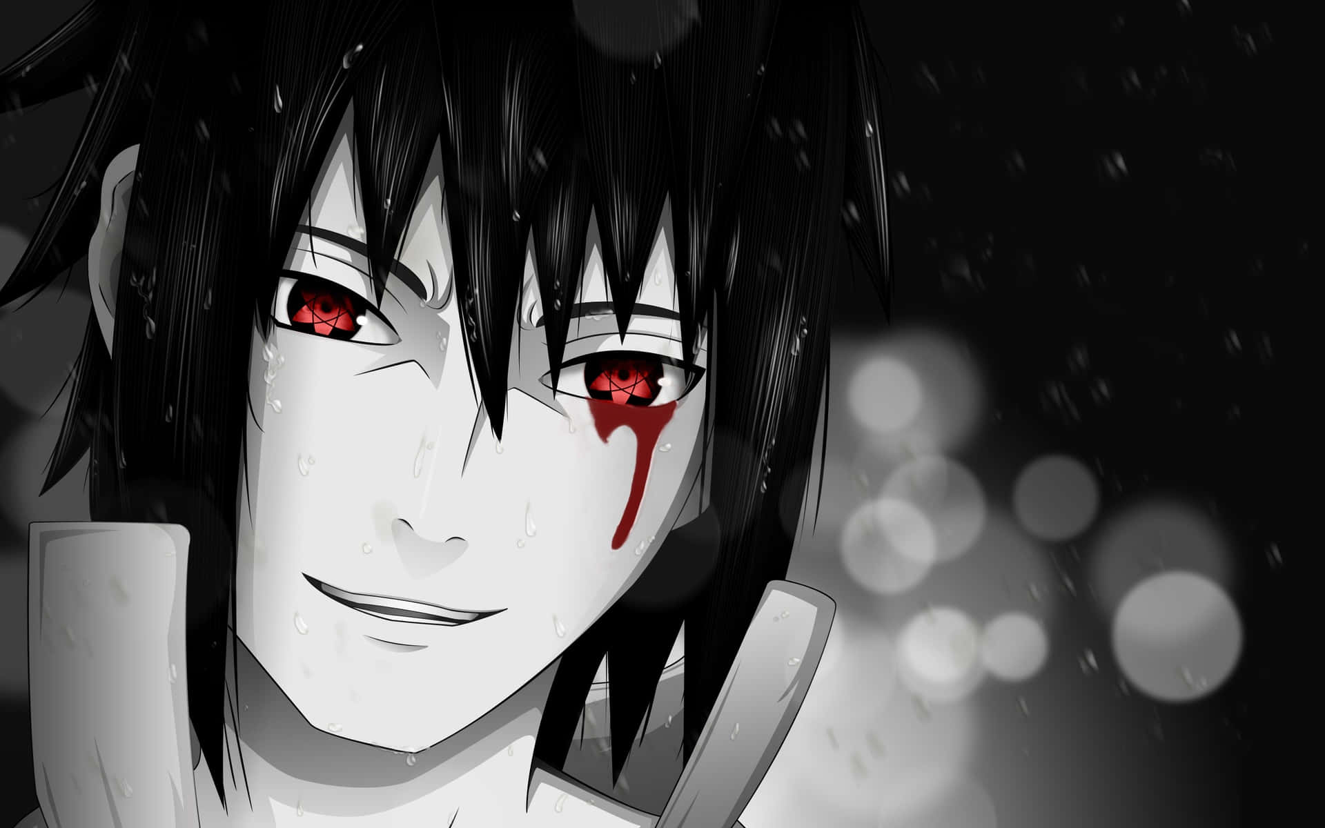 Sasuke Blood Tears Manga Wallpaper