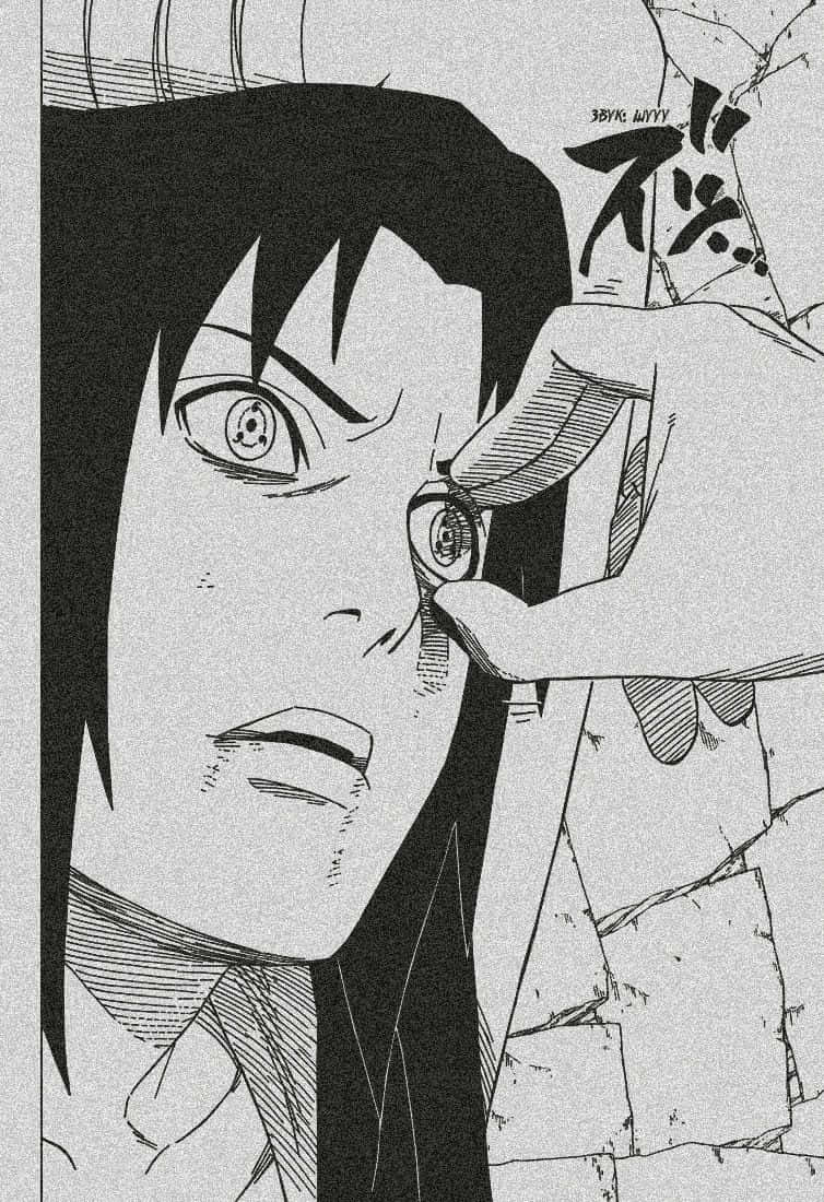 Sasuke Manga 754 X 1100 Wallpaper