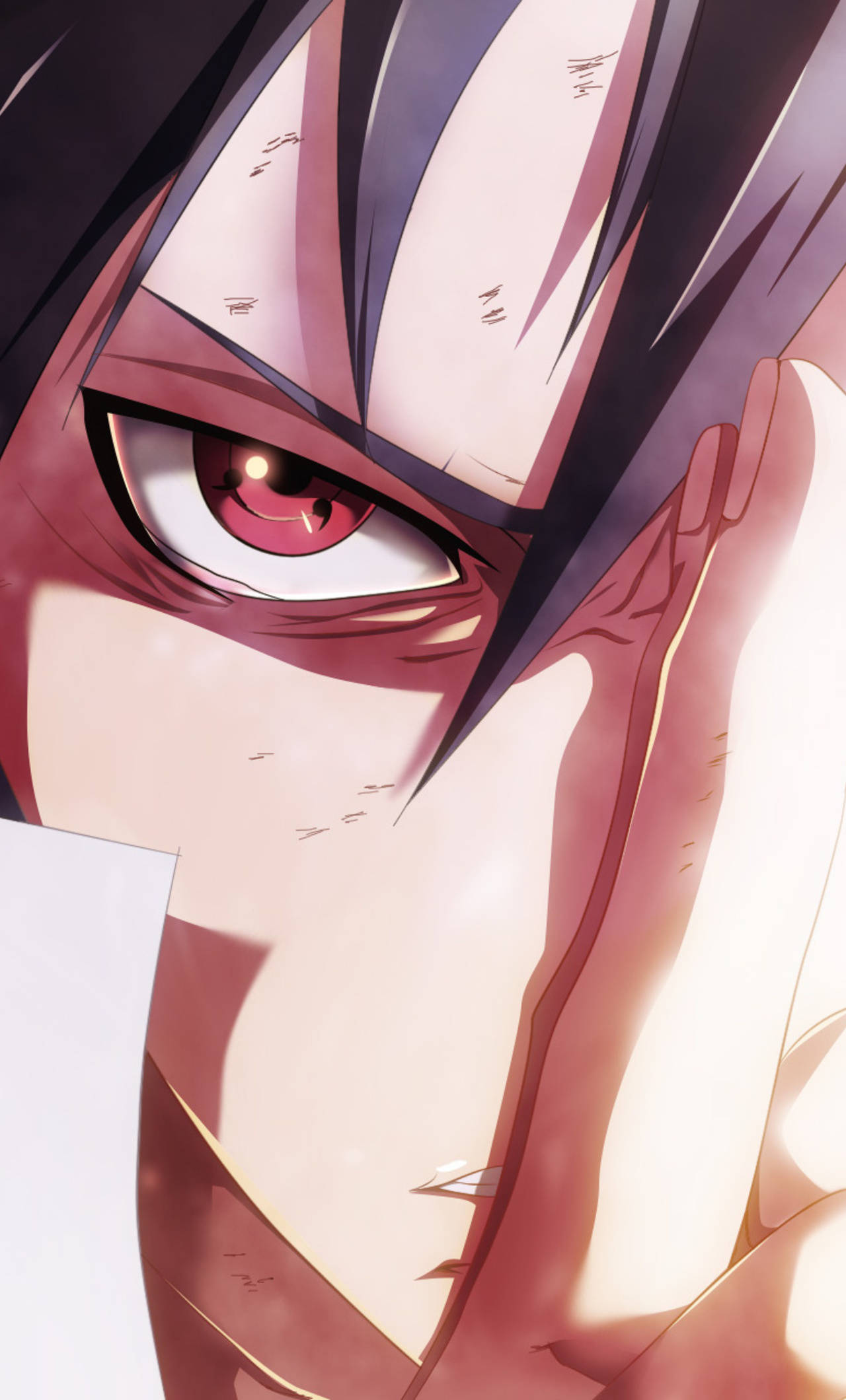 Sasuke Naruto Iphone Sharingan Close Up Background