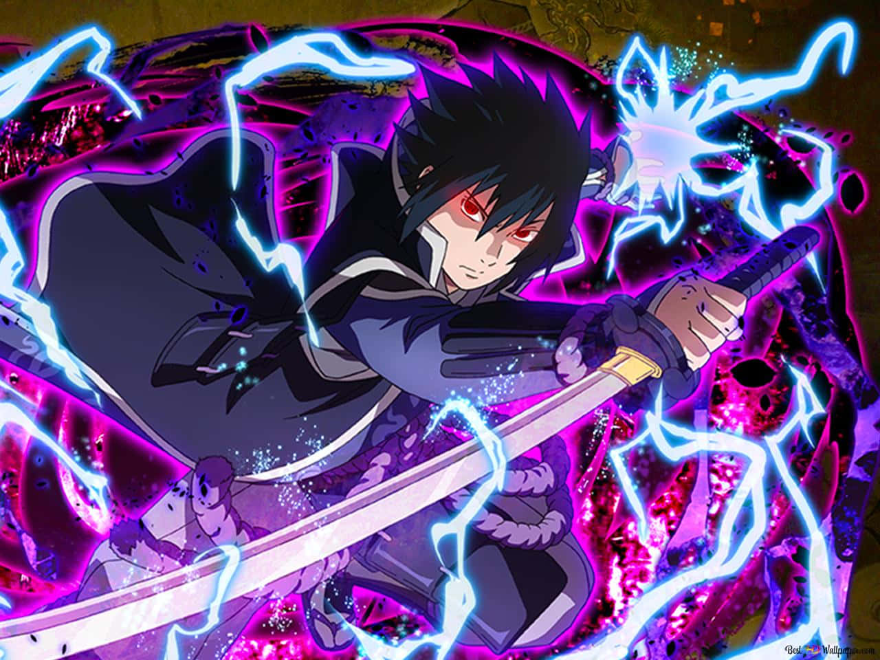 Imágenesde Sasuke Y Naruto Empuñando Armas
