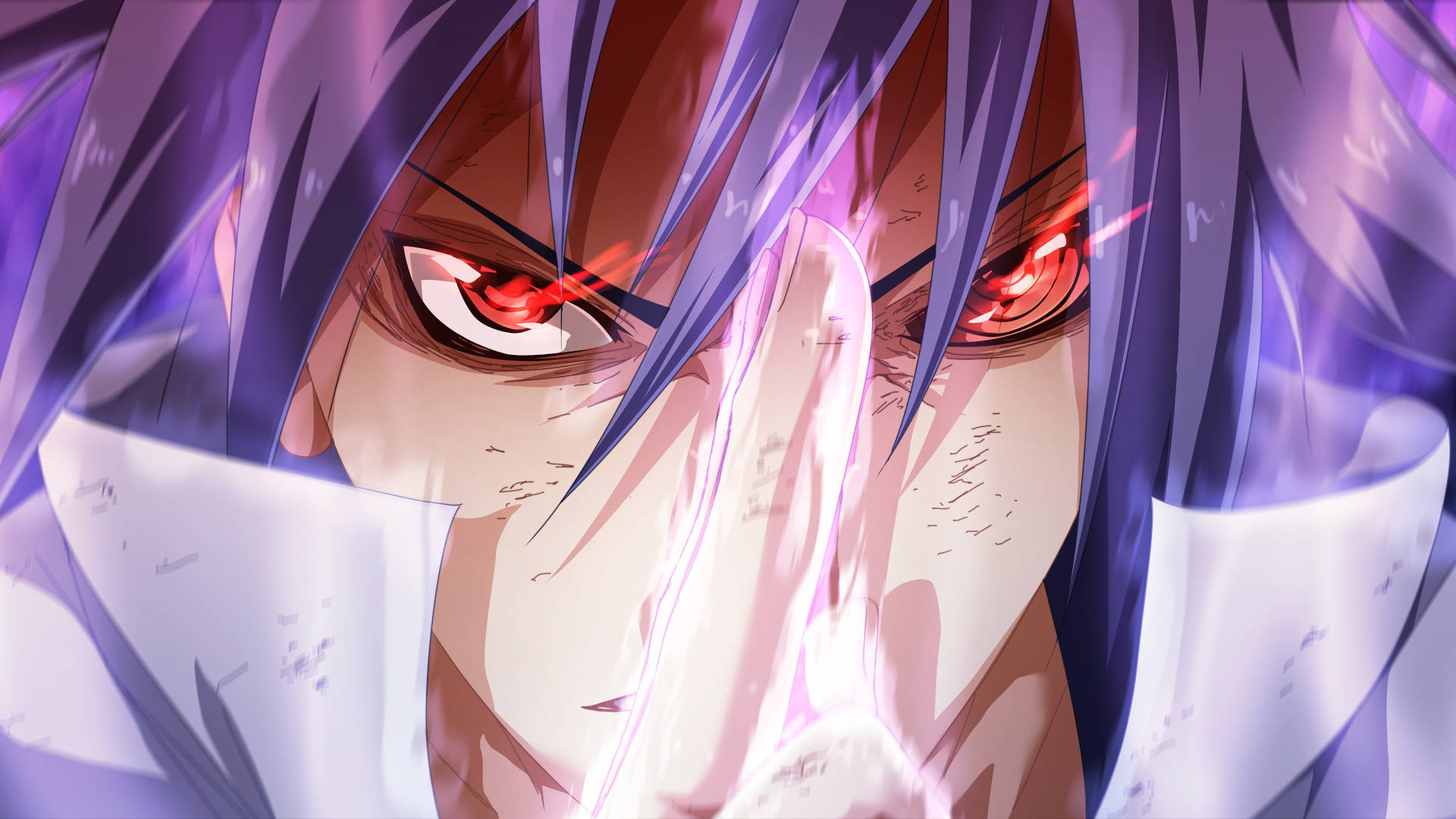 Sasuke Red Eyes 4k