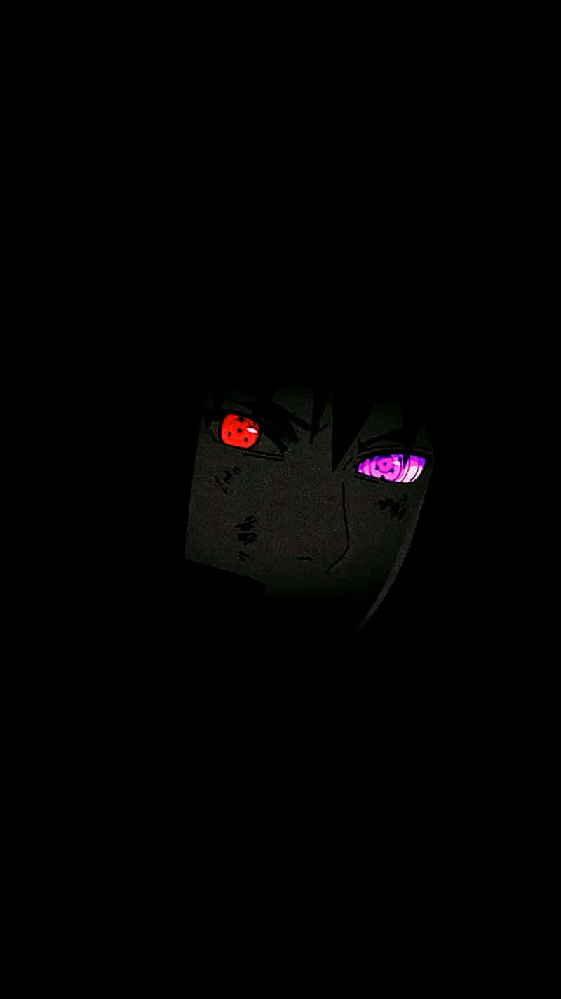 Sasuke Sharingan Glowin Dark Wallpaper