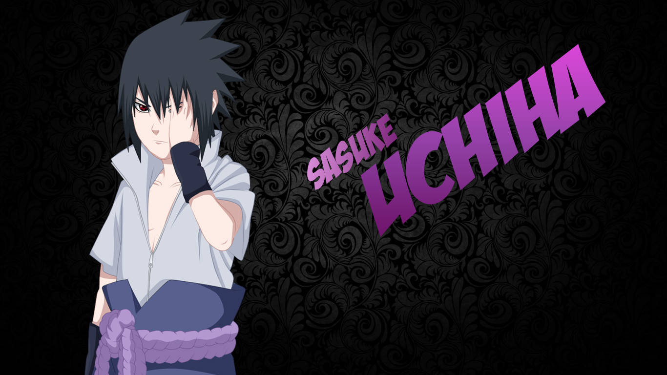 Sasuke Uchiha 4K Plakat. Wallpaper