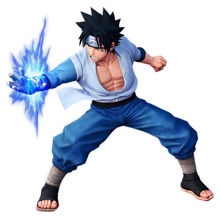 Sasuke Uchiha Chidori Attack Png Dfo PNG