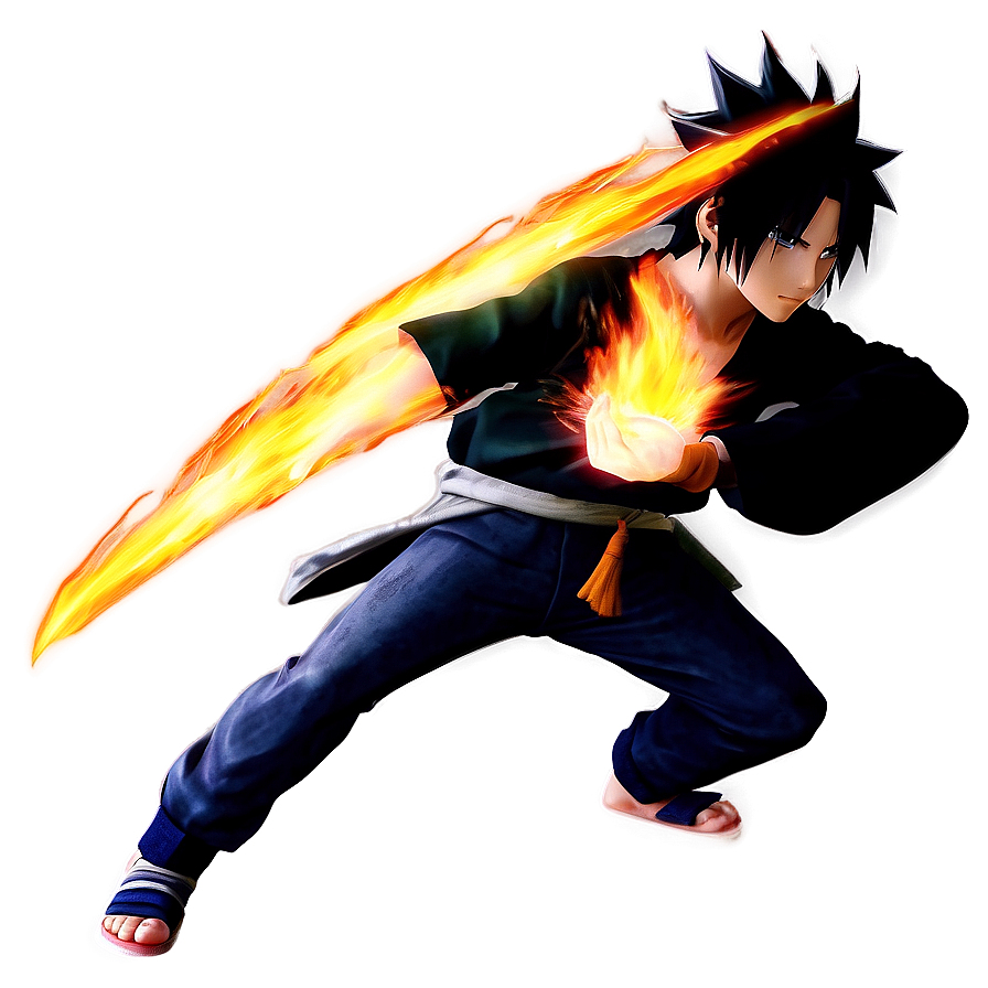 Download Sasuke Uchiha Fire Style Png 05062024 | Wallpapers.com