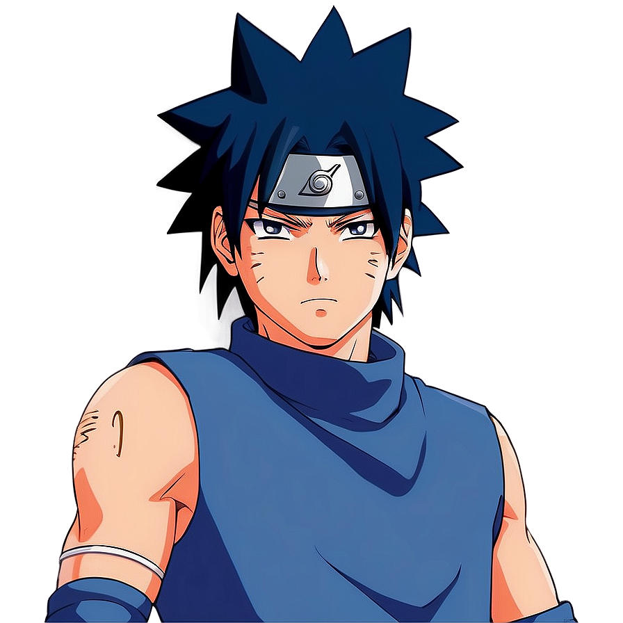 Download Sasuke Uchiha Smirk Manga Png Vff20 | Wallpapers.com