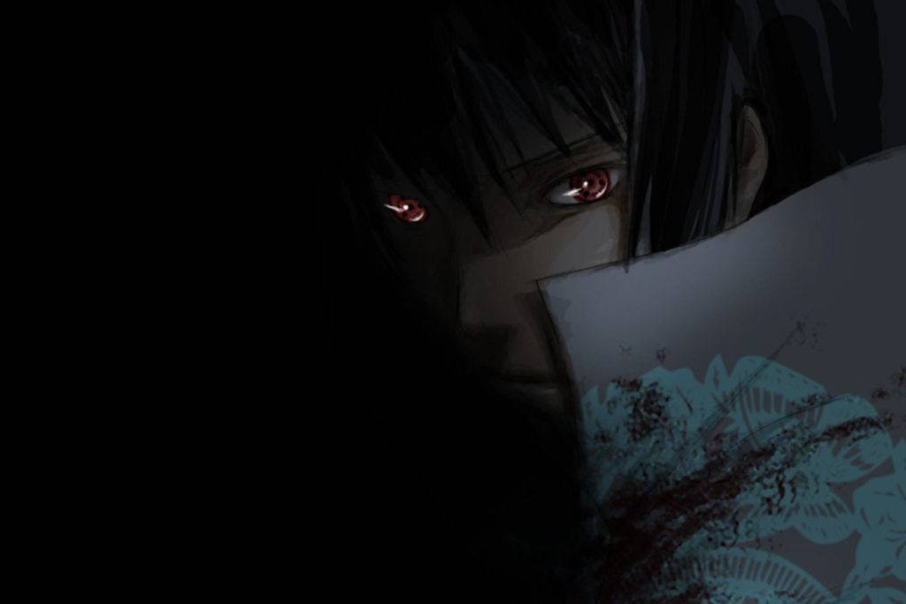 Sasuke Uchiha With Sharingan Eyes Wallpaper