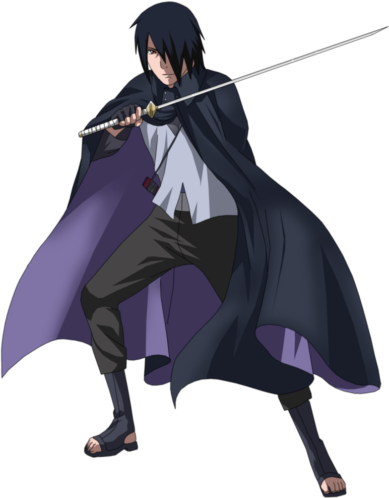 Download Sasuke Uchiha With Sword | Wallpapers.com