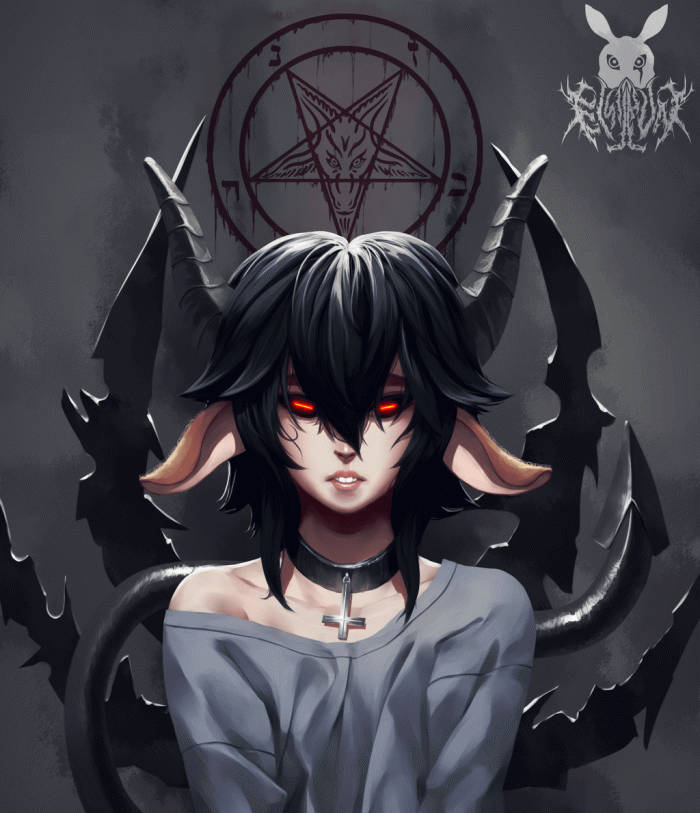 Download Satanic Demon Boy Anime Wallpaper 