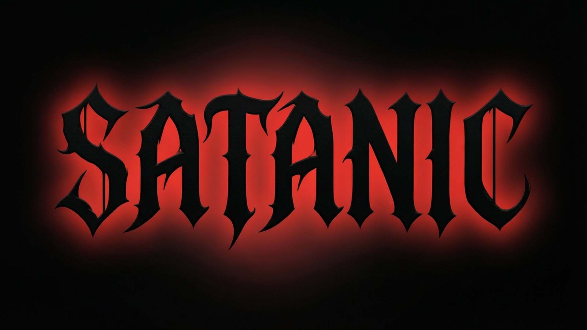 Satanisk Typografi Bakgrunner