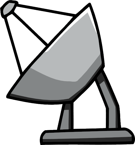 Satellite Dish Vector Illustration PNG