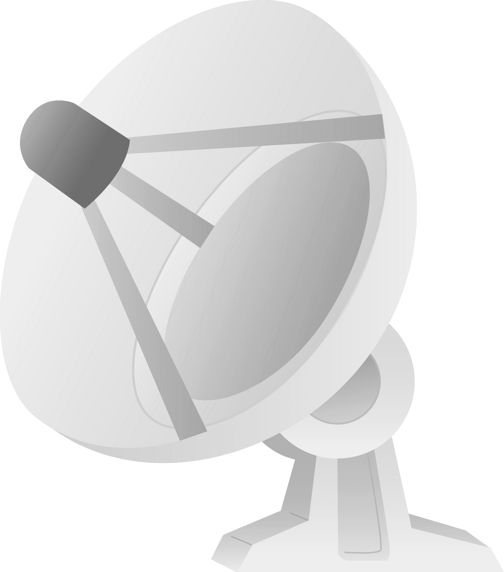 Satellite Dish Vector Illustration PNG