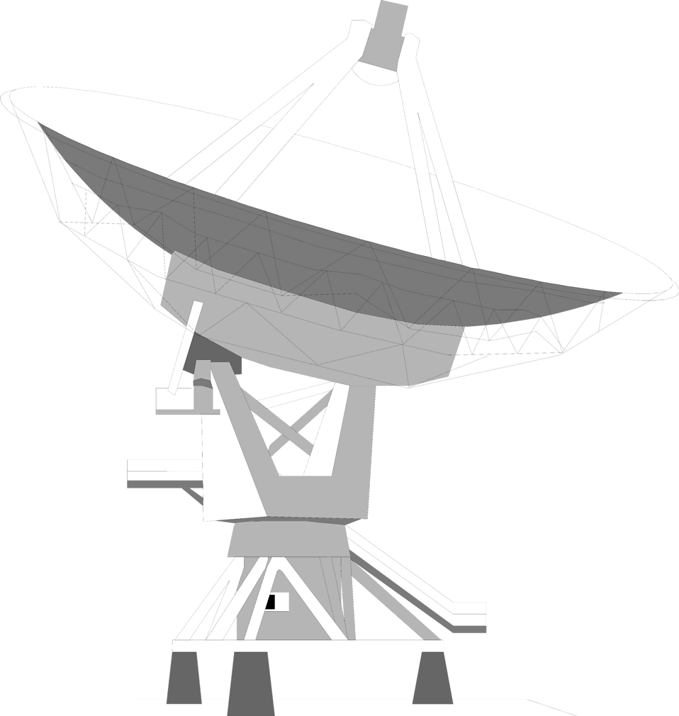 Satellite Dish Vector Illustration PNG