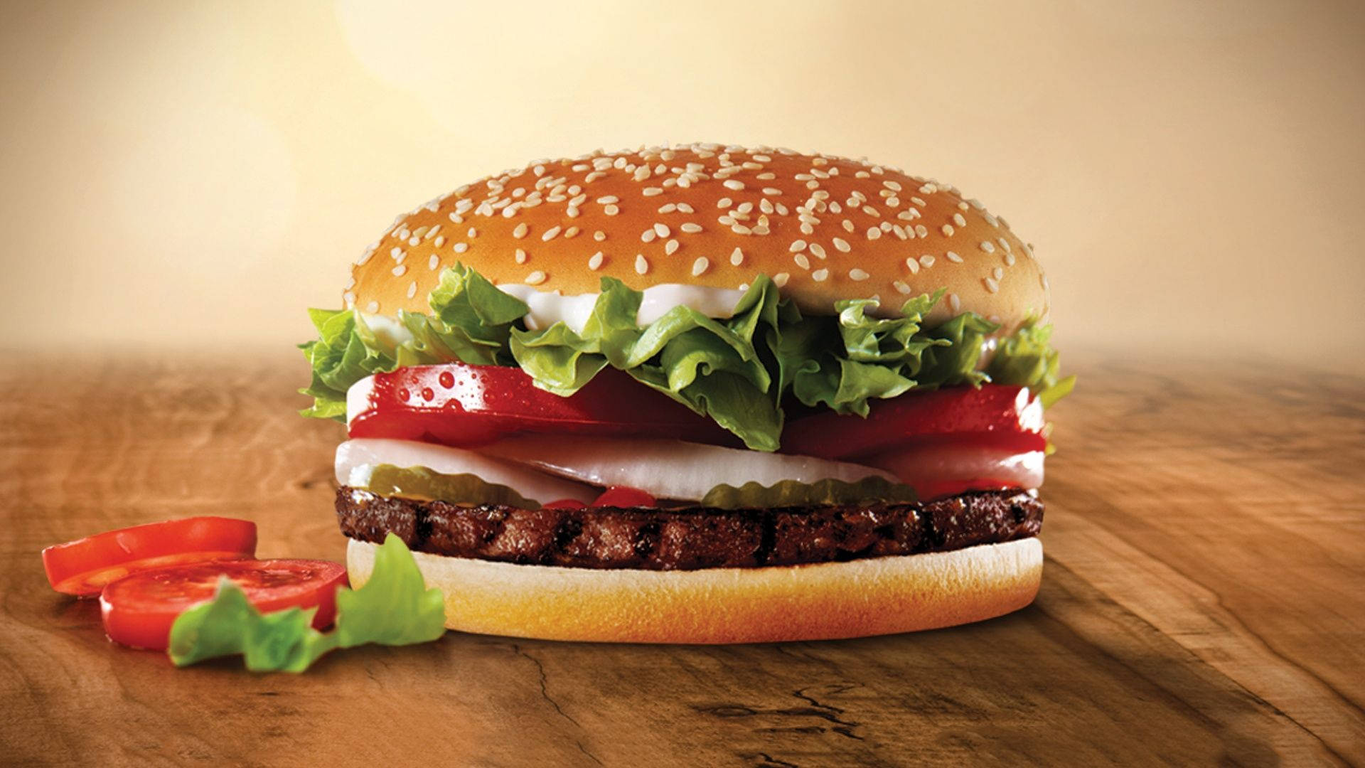 Satisfy Your Hunger With Burger King's Delectable Cheeseburger Wallpaper