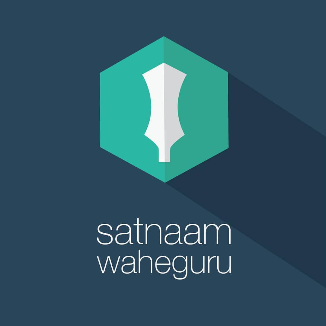 Satnaam Waheguru Green Graphic