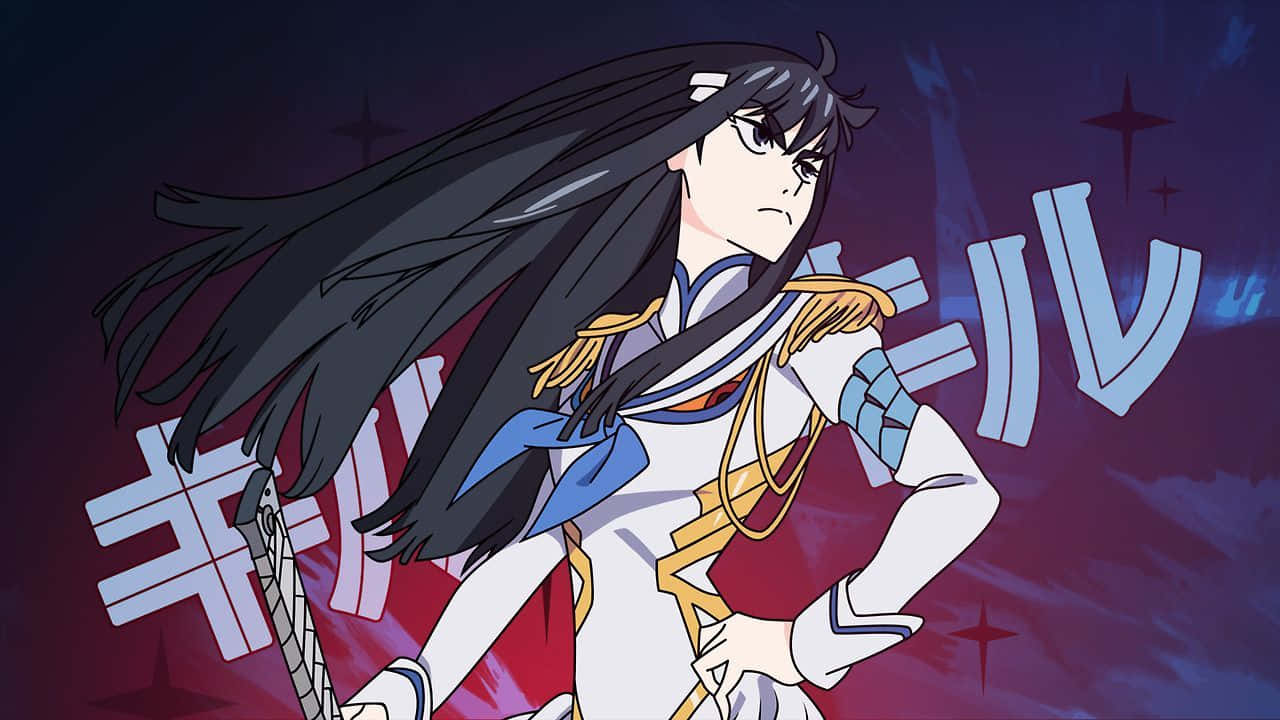 Satsuki Kiryuin, a determined leader who stands up for her beliefs Wallpaper