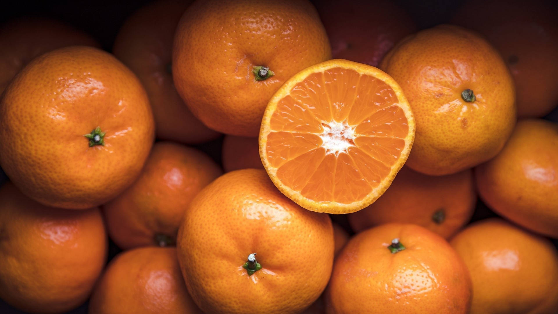 Satsuma Mandarin Citrus Fruit Wallpaper