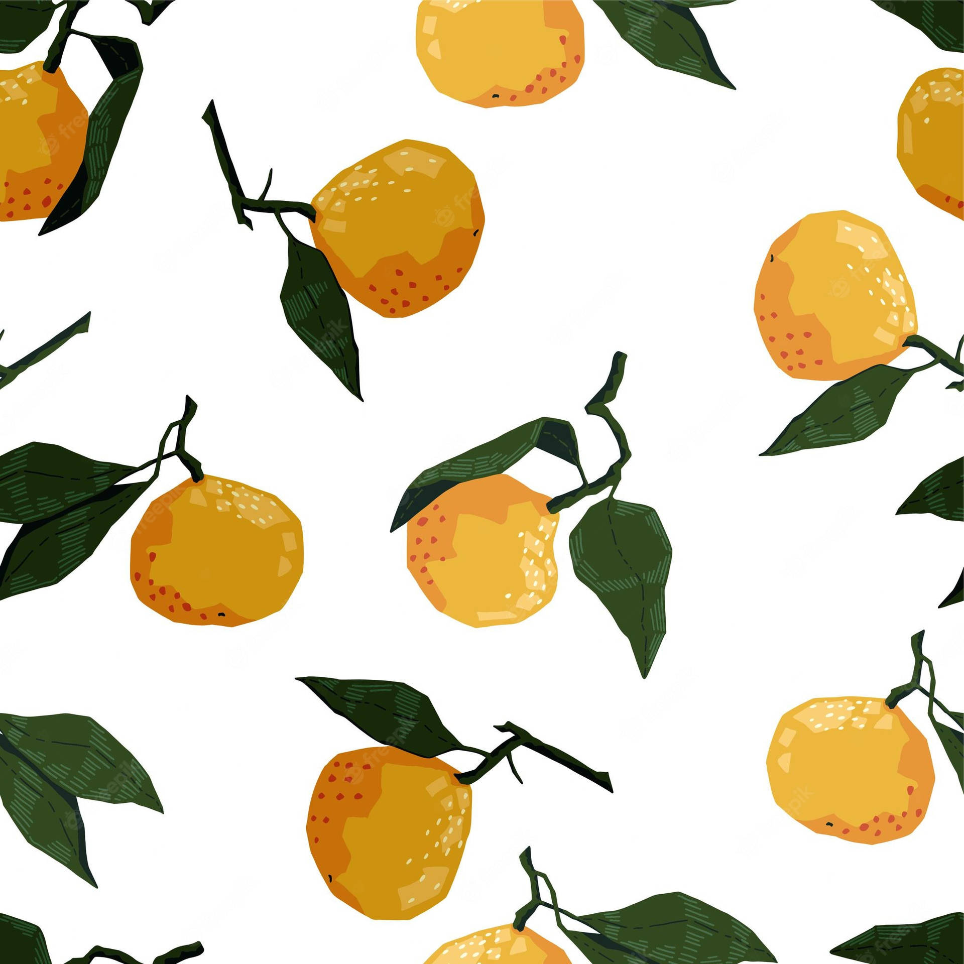 Satsuma Mandarins Digital Art Wallpaper