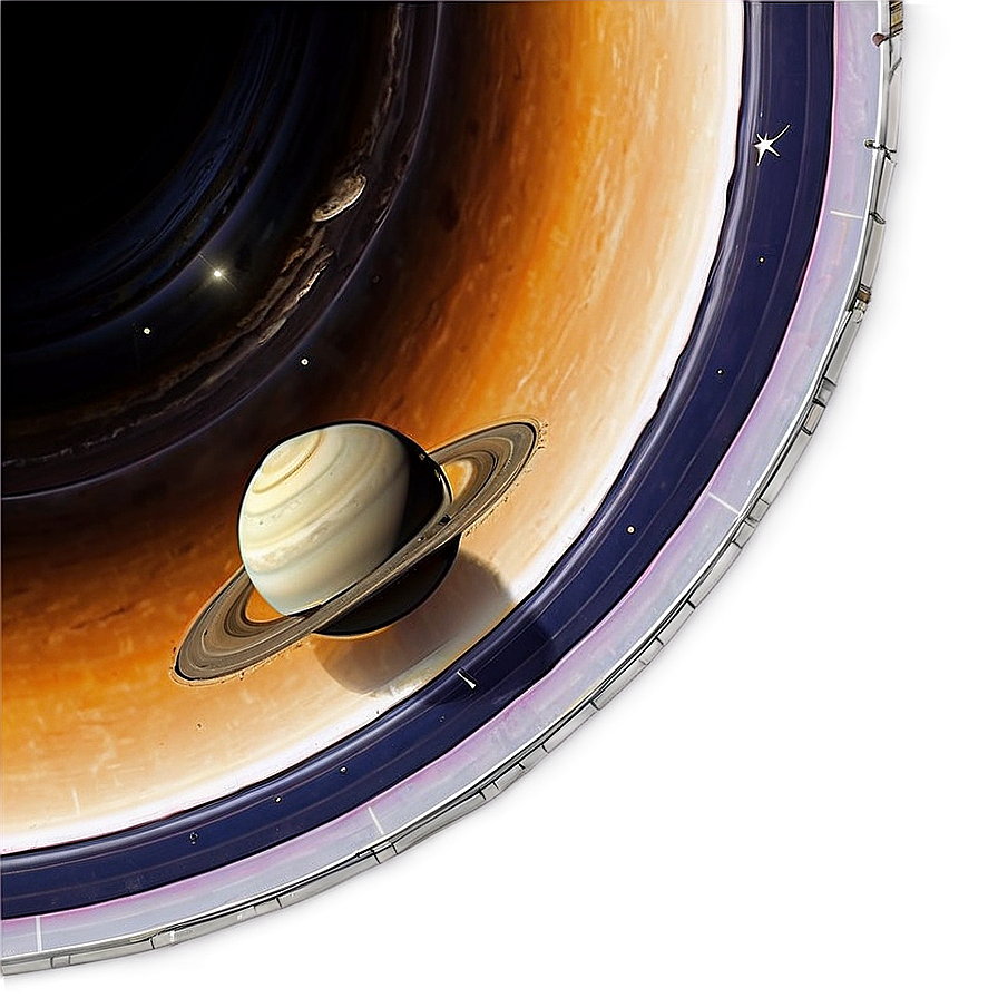 Download Saturn In The Solar System Png 53 | Wallpapers.com