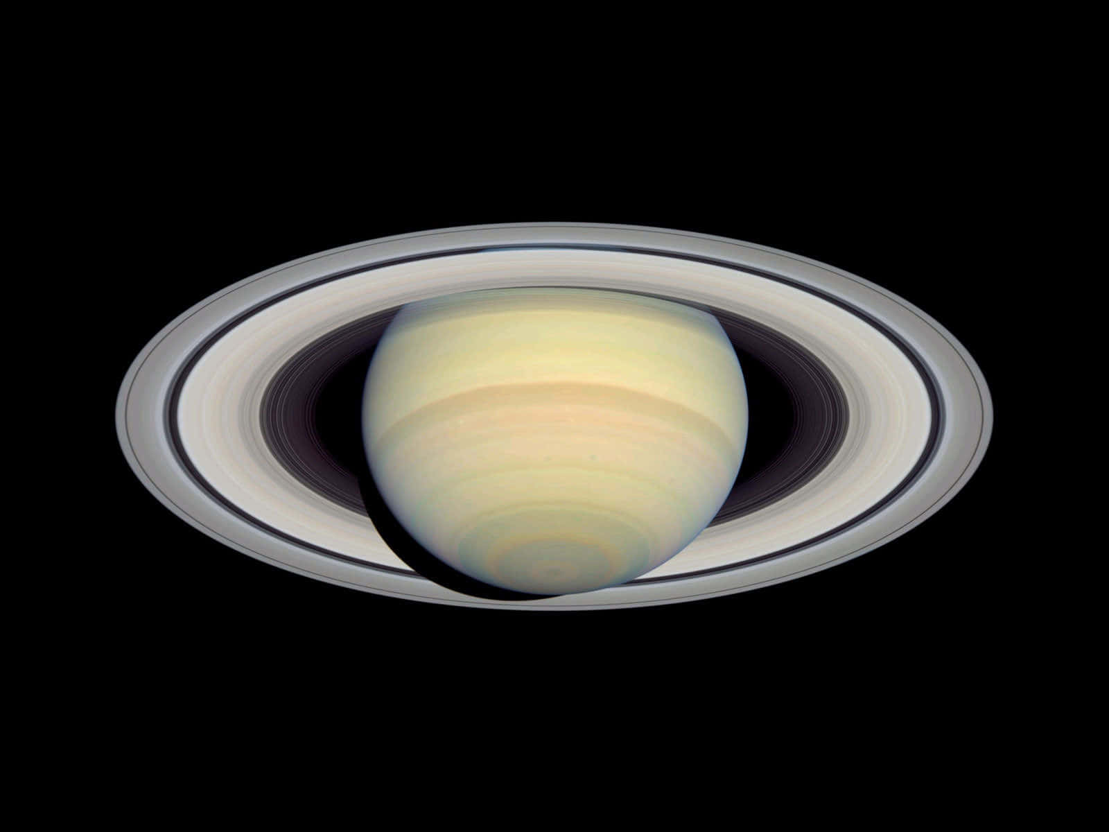 Denåndeløse Skønhed Af Saturn