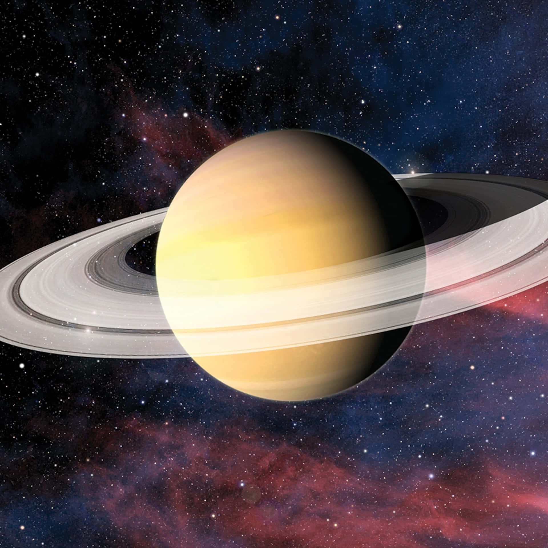 Saturnog Dens Imponerende Ringe.