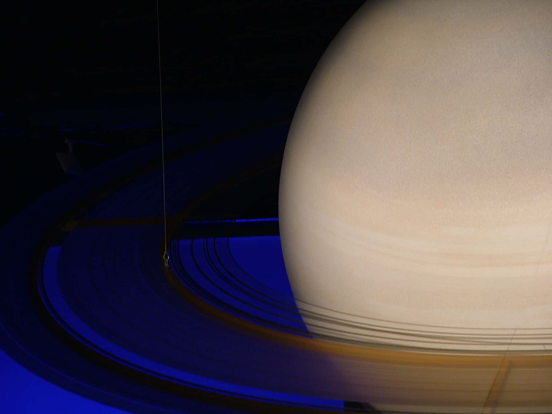 Etuhyggeligt Billede Af Saturn.
