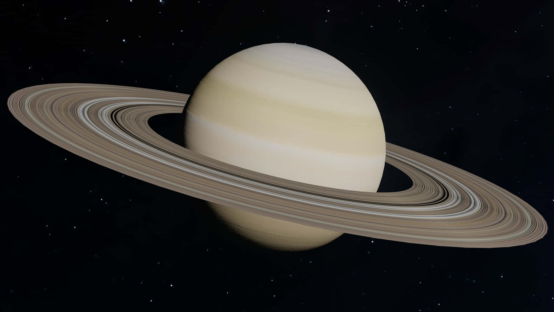 Spektakulærtudsyn Af Saturn