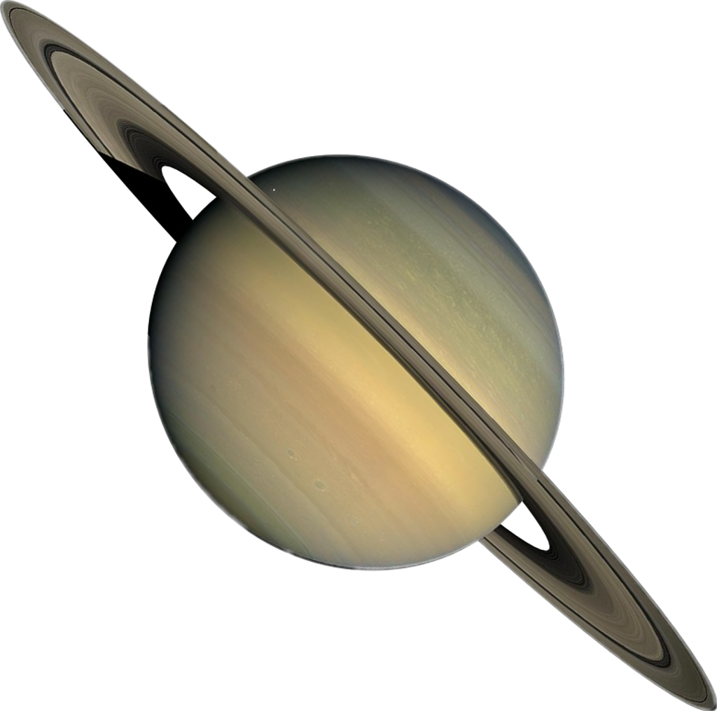 Saturn Planet Rings Isolated PNG