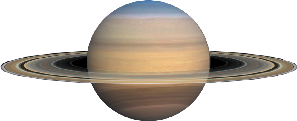 Saturn Planet Rings Profile PNG