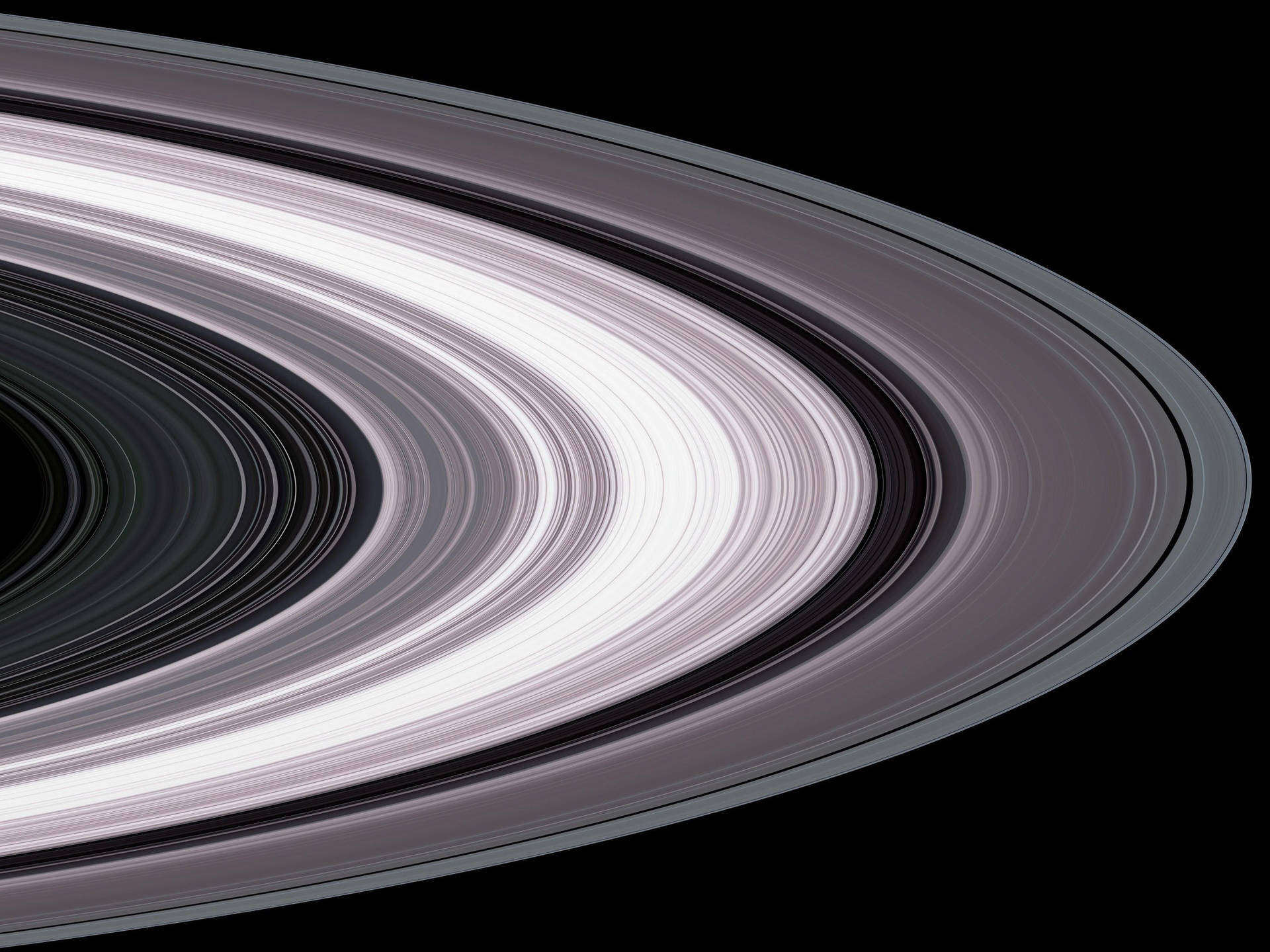 Saturn Ringe 4k Wallpaper