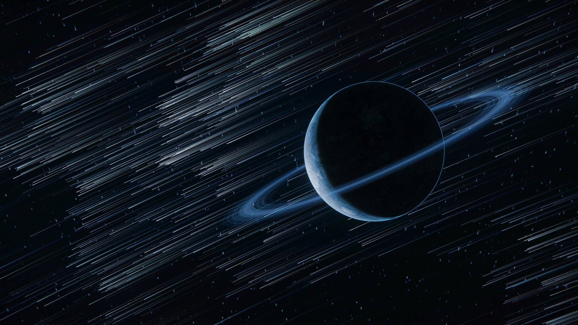 Chuvade Saturno 4k Papel de Parede