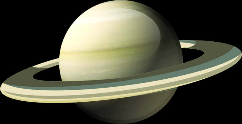 Saturn_ Planet_ Render PNG
