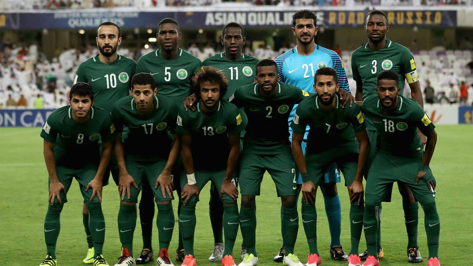 Saudi-Arabiens nationale fodboldhold Asiatiske kvalifikations tapet Wallpaper