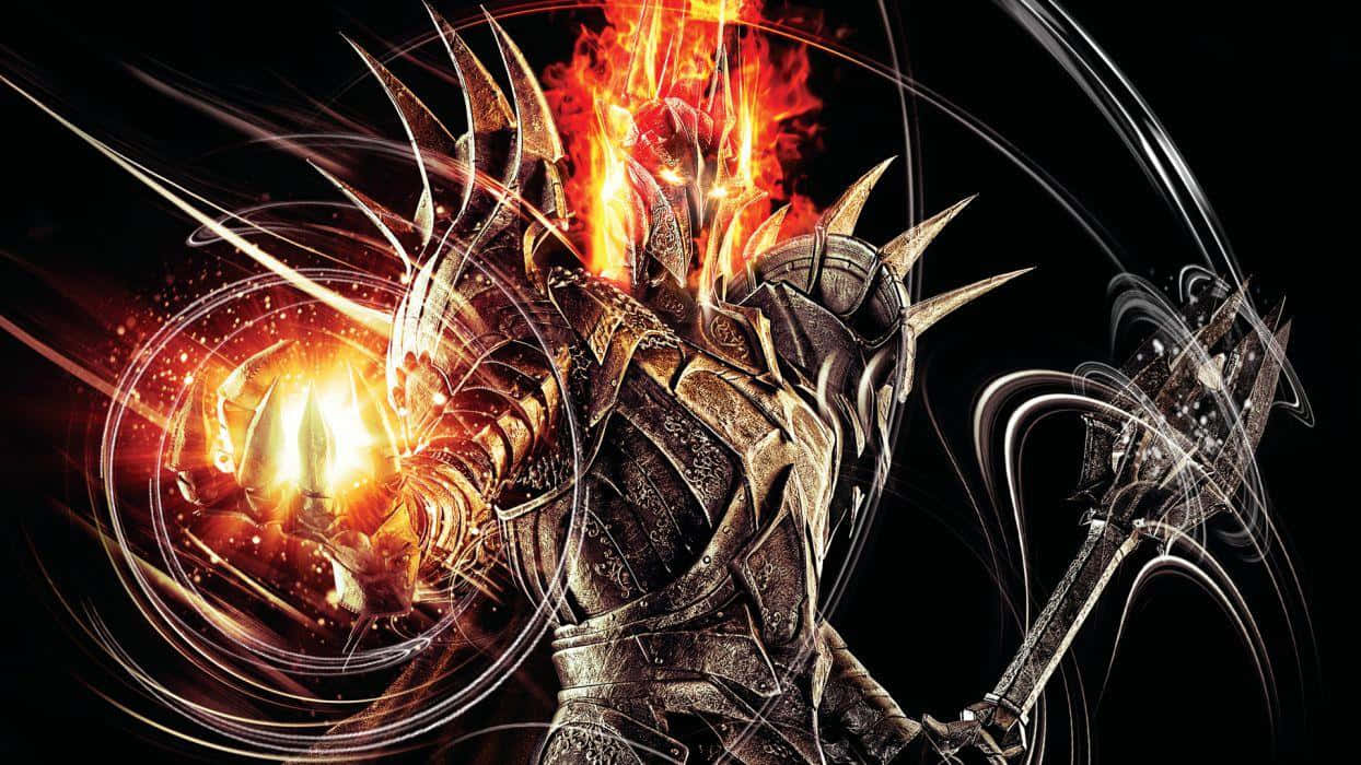 Sauron,sombra De La Guerra, Arte En 3d. Fondo de pantalla
