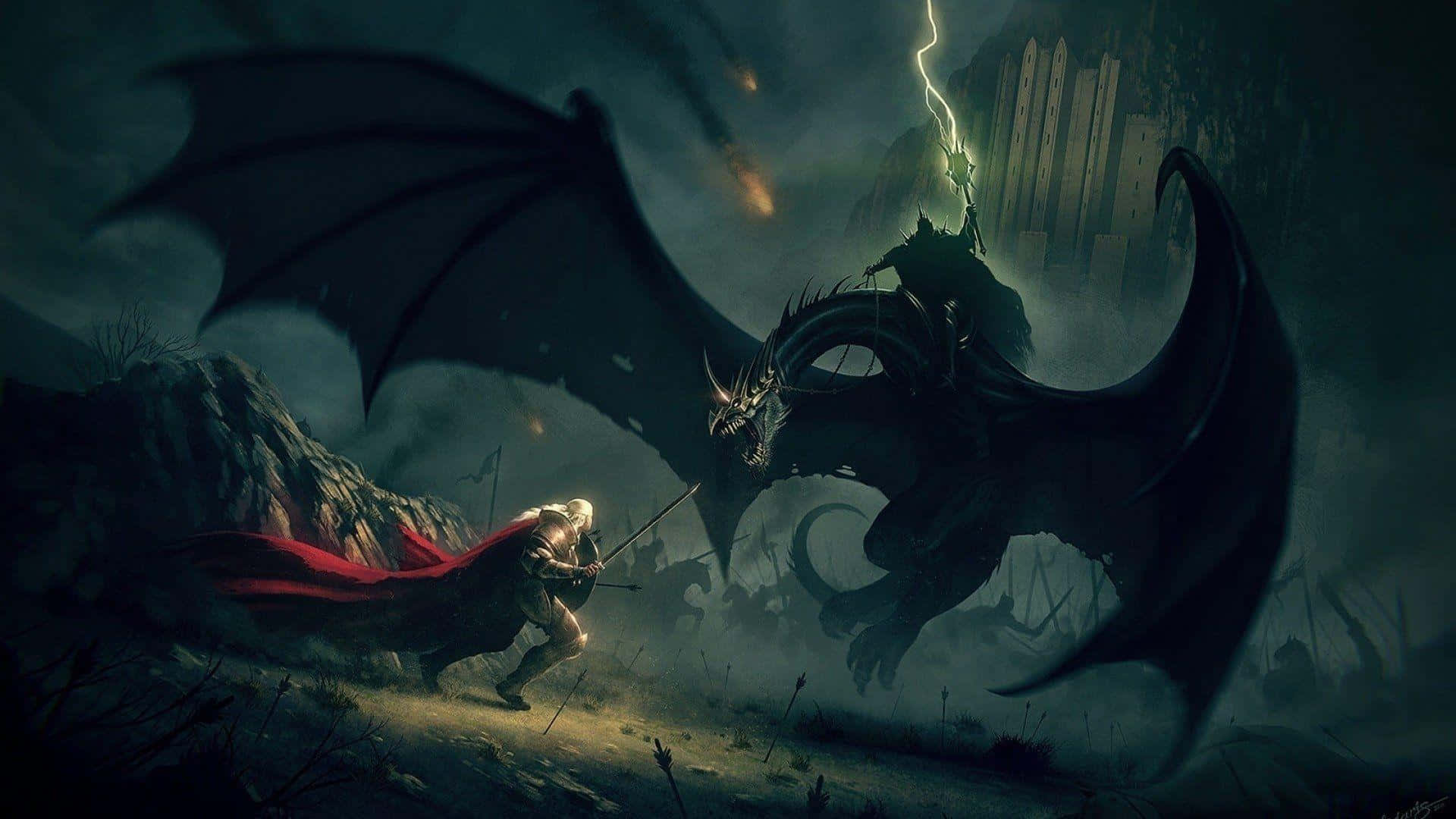 Frygt herren over krigen: Sauron. Wallpaper