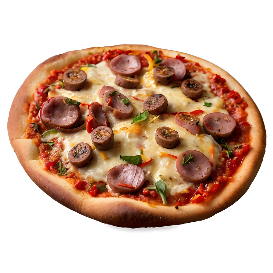 Sausage And Peppers Pizza Png 04292024 PNG