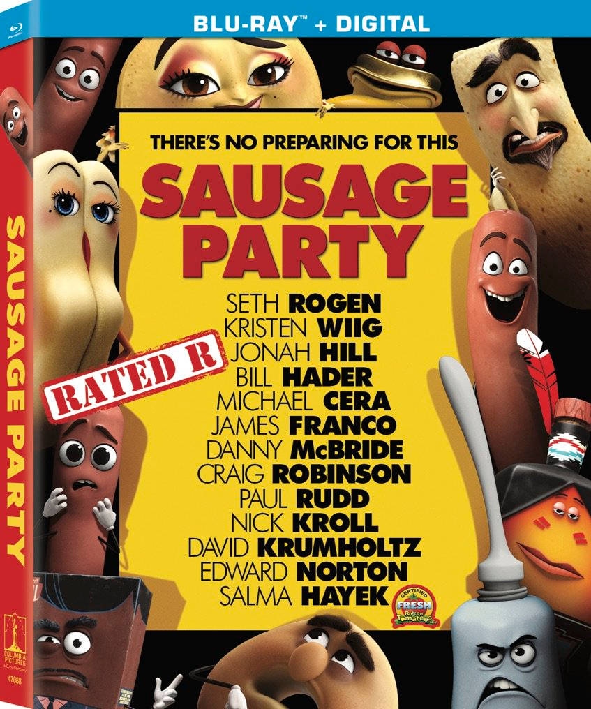 Sausage Party Dvd Poster Cast Wallpaper