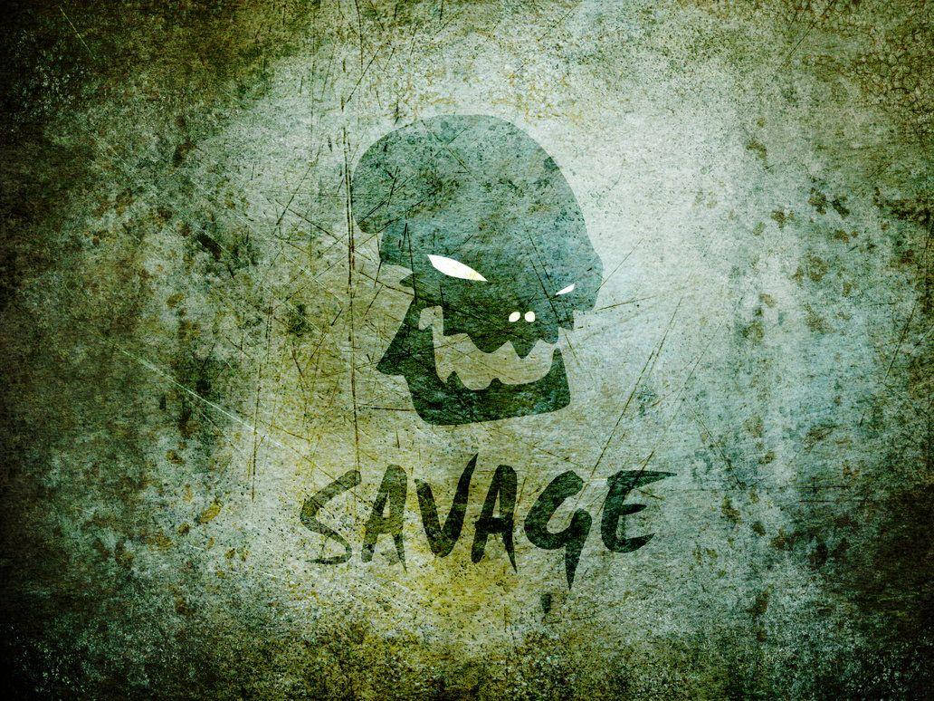 Savage Skull Wall Wallpaper