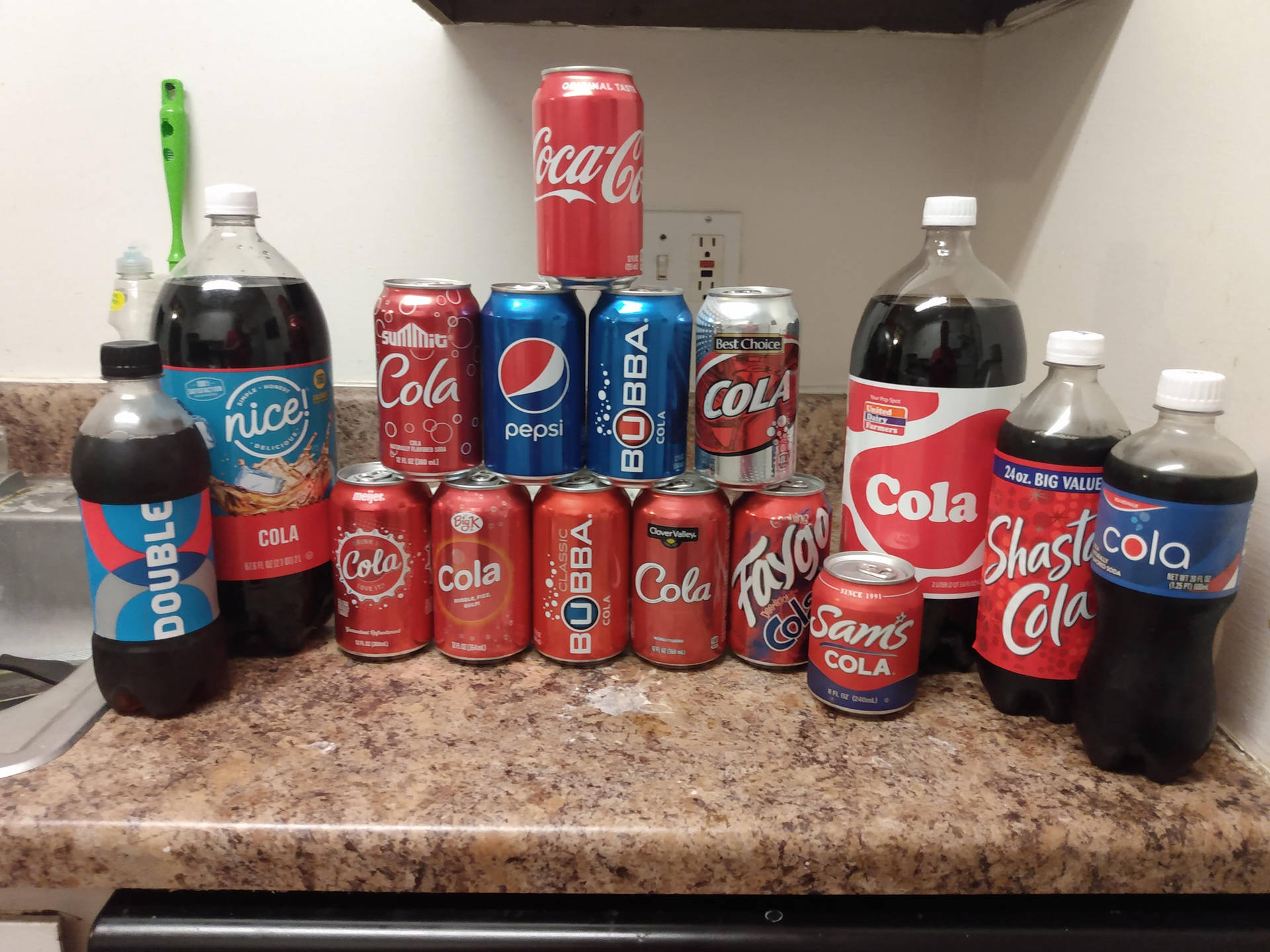 Salvaun Sacco Di Negozio Di Generi Alimentari - Cola Pepsi Sfondo