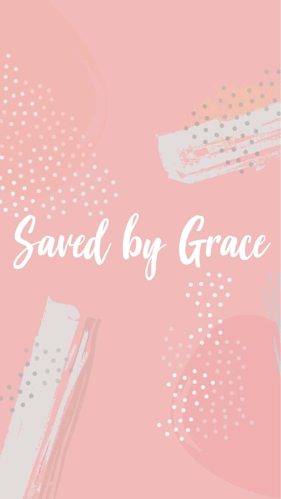 Savedby Grace Pink Background Wallpaper