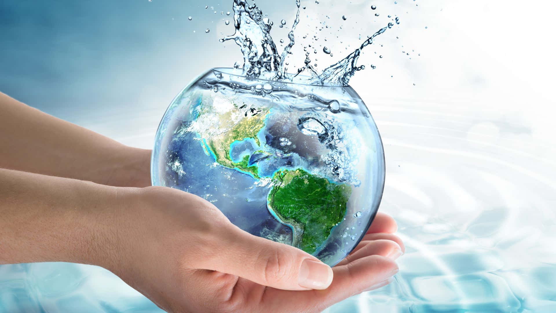 Saving Water For A Sustainable Future Wallpaper