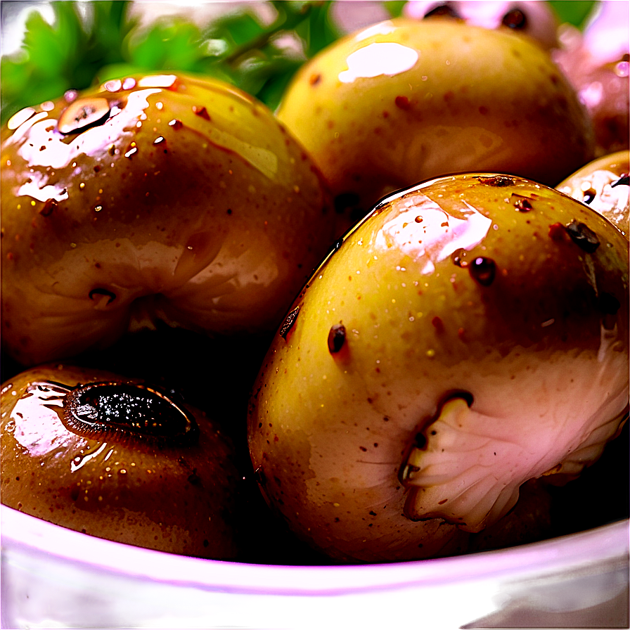 Savory Pickled Mushrooms Png Ygr84 PNG