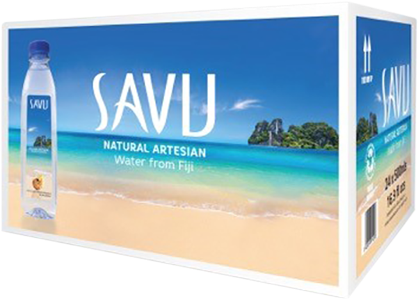 Savu Fijian Artesian Water Packaging PNG