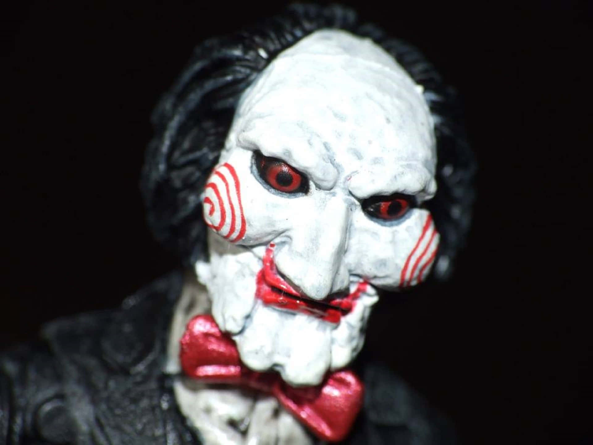 The infamous Jigsaw killer from the Saw franchise Wallpaper