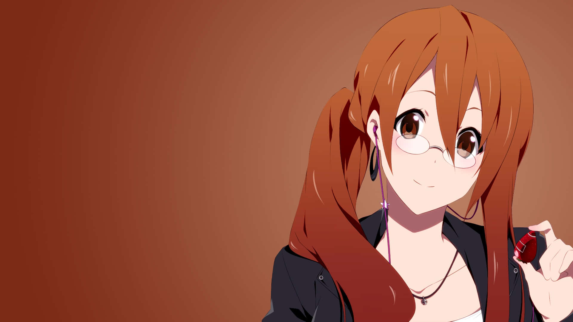 "sawako Yamanaka From K-on! In A Lively Moment" Wallpaper