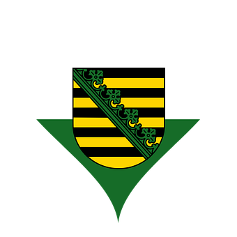 Saxony Anhalt Heart Emblem PNG