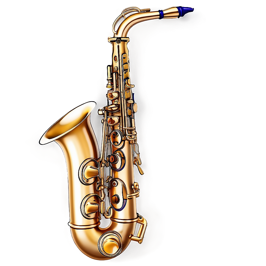 Download Saxophone On Musical Score Png 05252024 