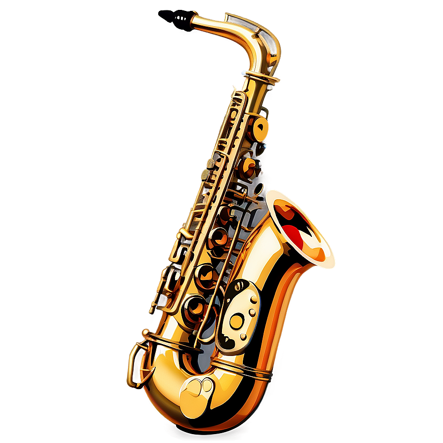 Download Saxophone With Cool Sunglasses Png 05252024 | Wallpapers.com